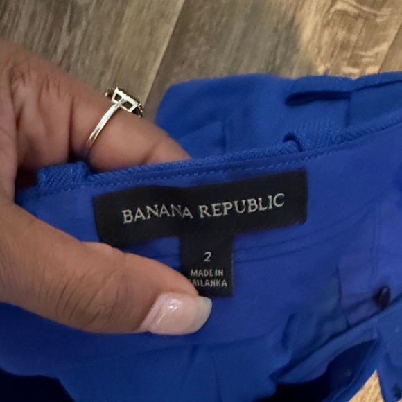 Banana Republic Royal Blue Wide Leg Pants - Picture 2 of 3